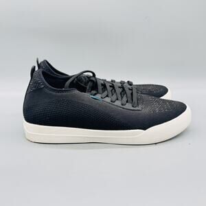 Vessi Shoes Mens 8 Black Knit Weekend Low Top Casual Sneakers Comfort Walking